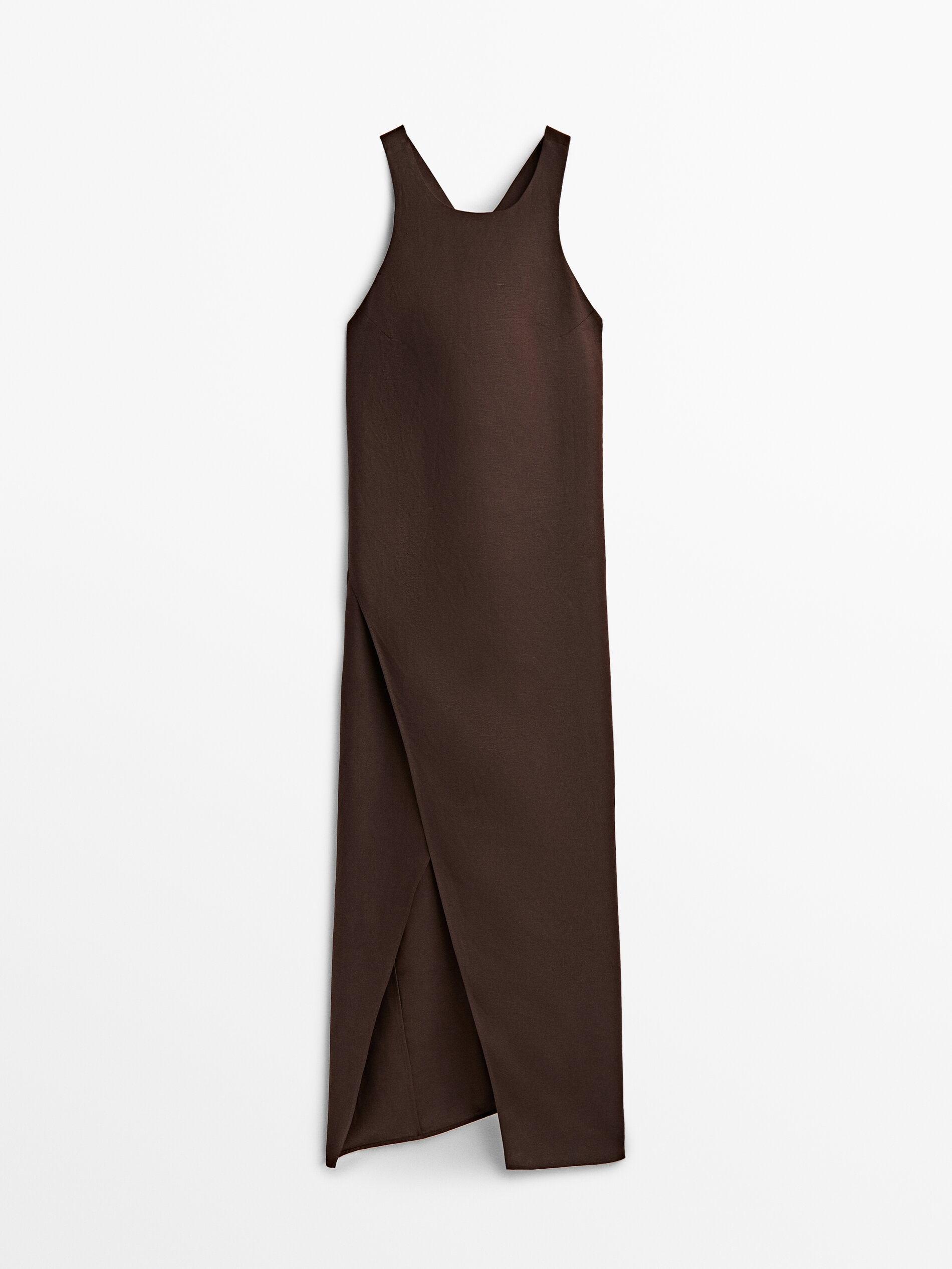 

Платье женское Massimo Dutti 06750838717 коричневое S, 06750838717