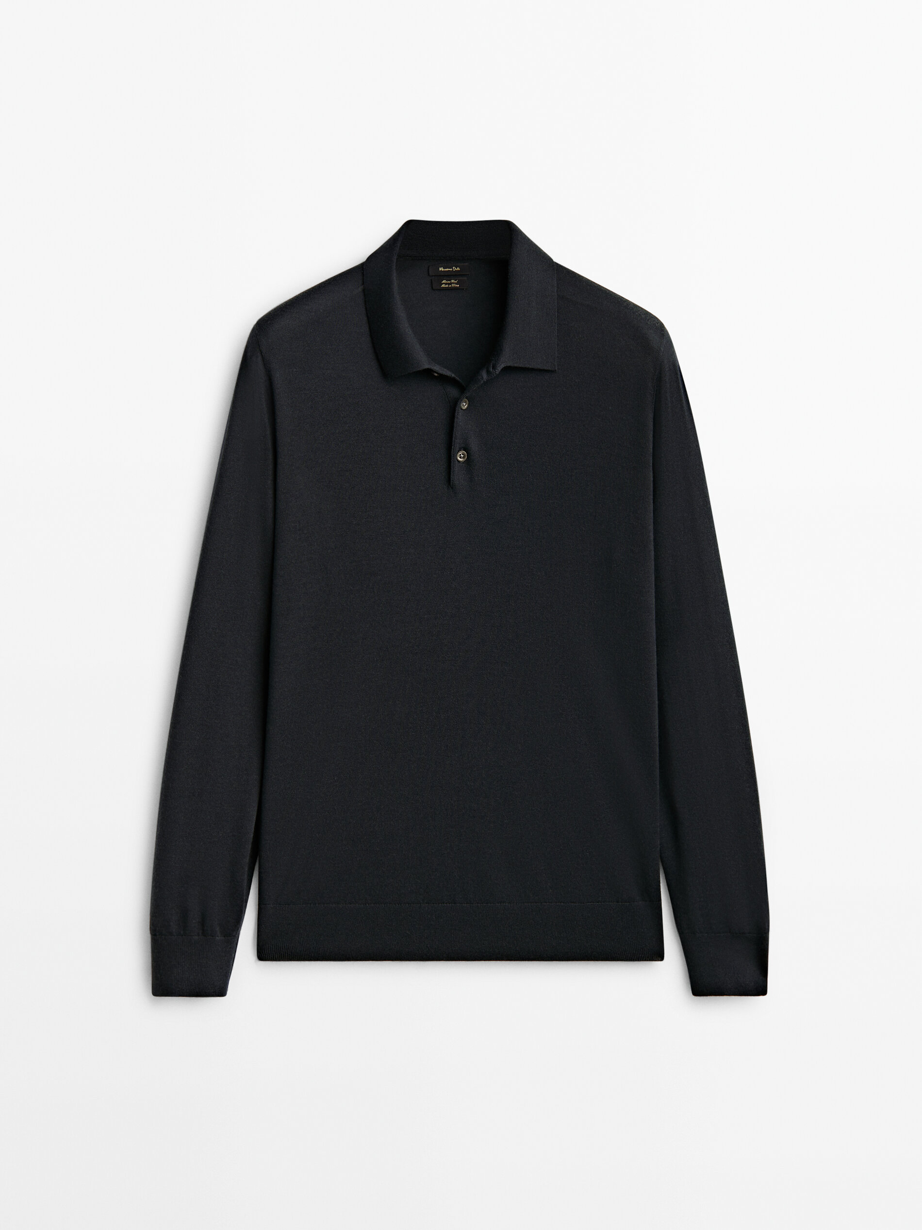 

Джемпер мужской Massimo Dutti 00965420800 черный 2XL, 00965420800