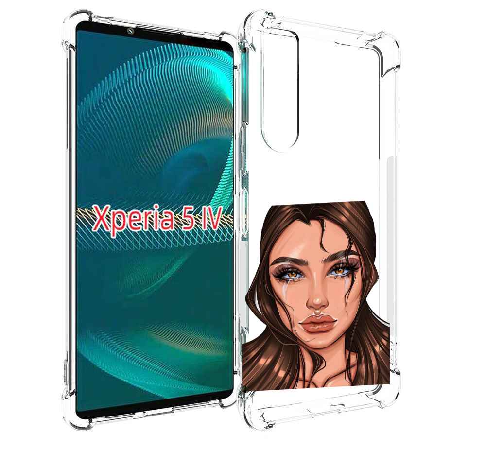 

Чехол MyPads плачущая-девушка женский для Sony Xperia 5 IV (5-4), Прозрачный, Tocco