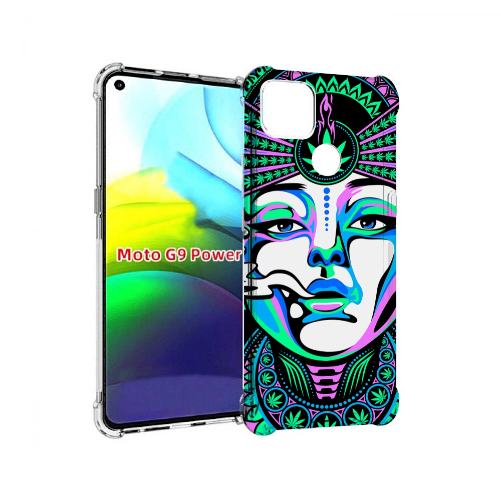 

Чехол MyPads девушка-любит-траву-абстракция для Motorola Moto G9 Power, Прозрачный, Tocco