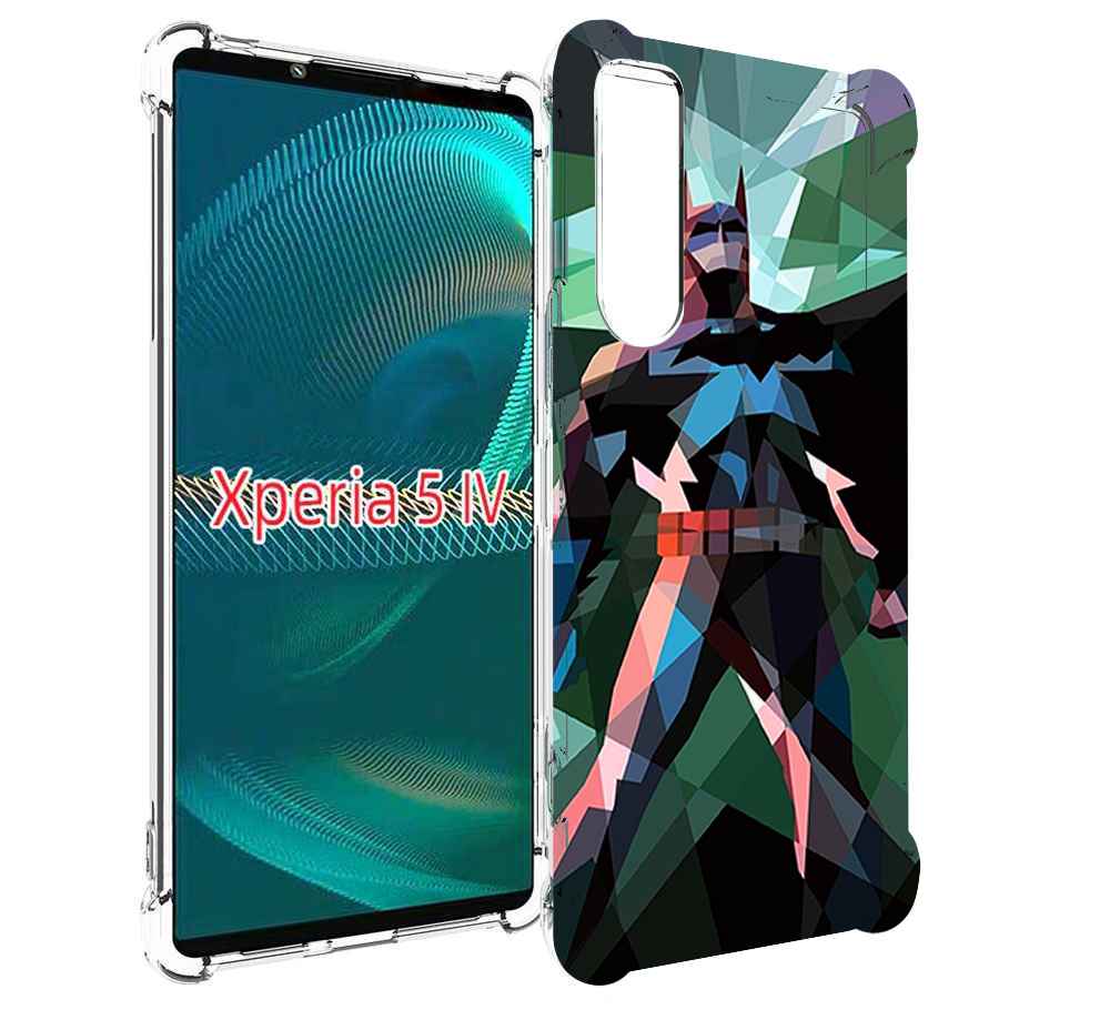 

Чехол MyPads полигональный-бэтмен-арт для Sony Xperia 5 IV (5-4), Прозрачный, Tocco