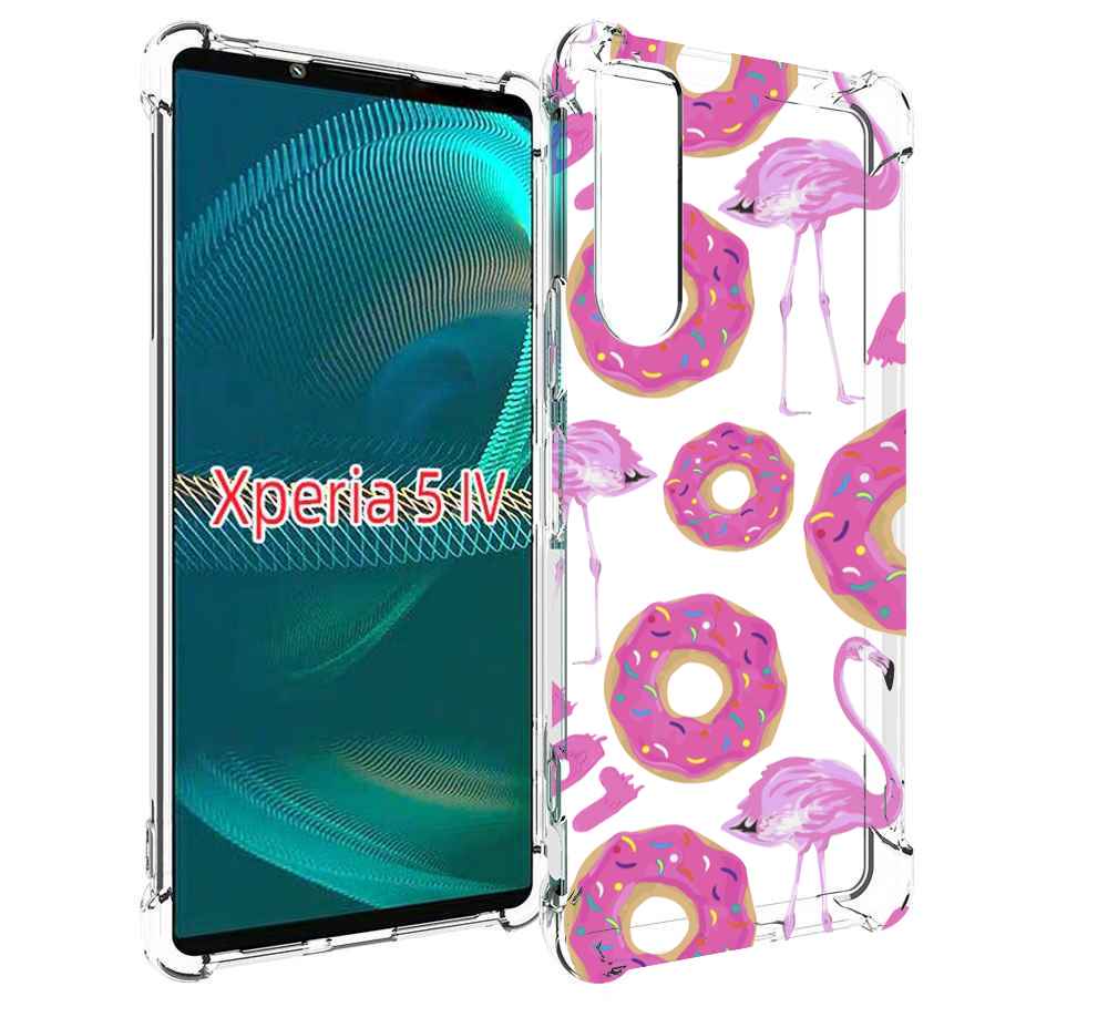 

Чехол MyPads пончики-фламинго для Sony Xperia 5 IV (5-4), Прозрачный, Tocco