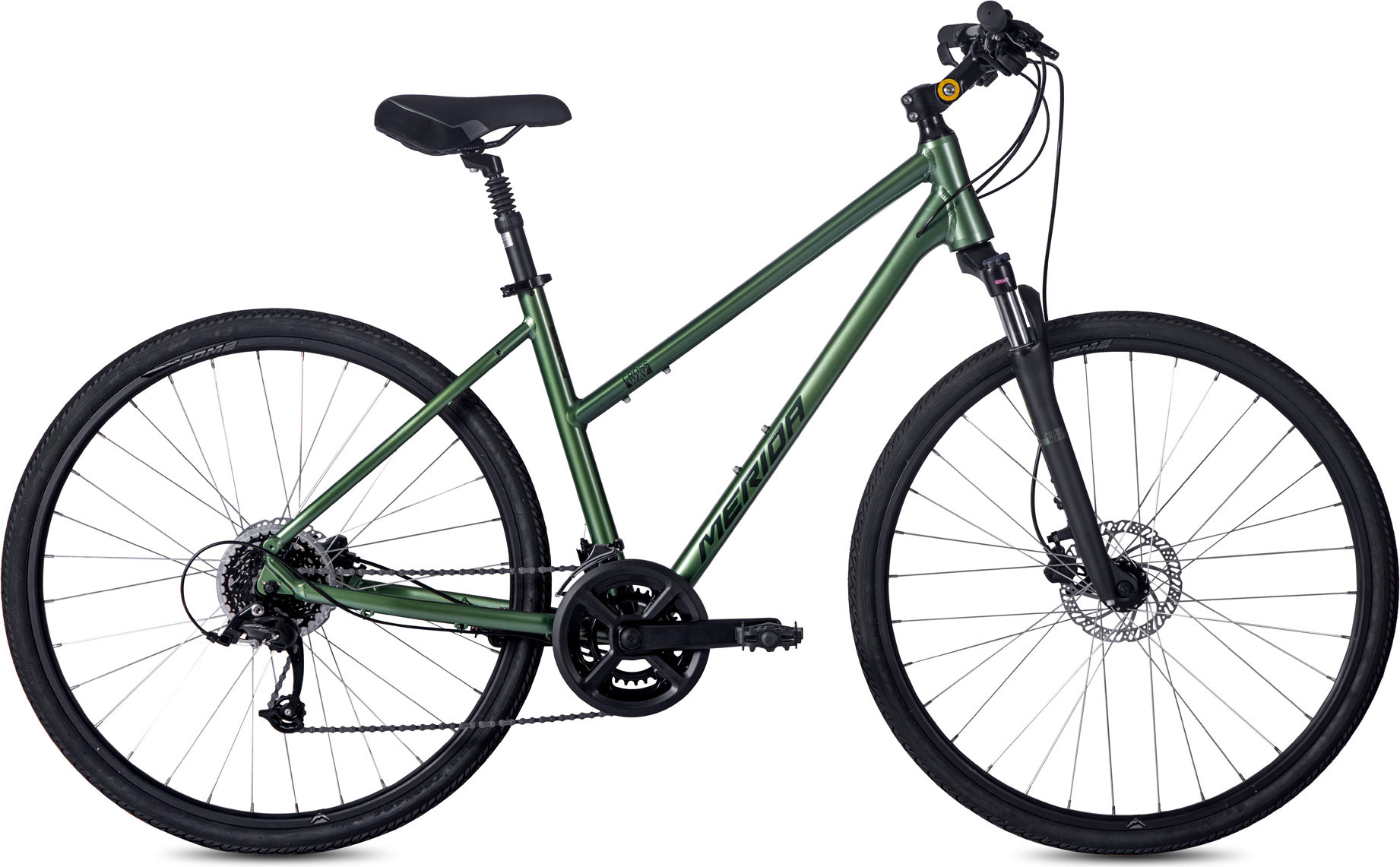 Велосипед Merida Crossway 50 Lady Рама S 47cm MattFogGreen DarkGreen 2023