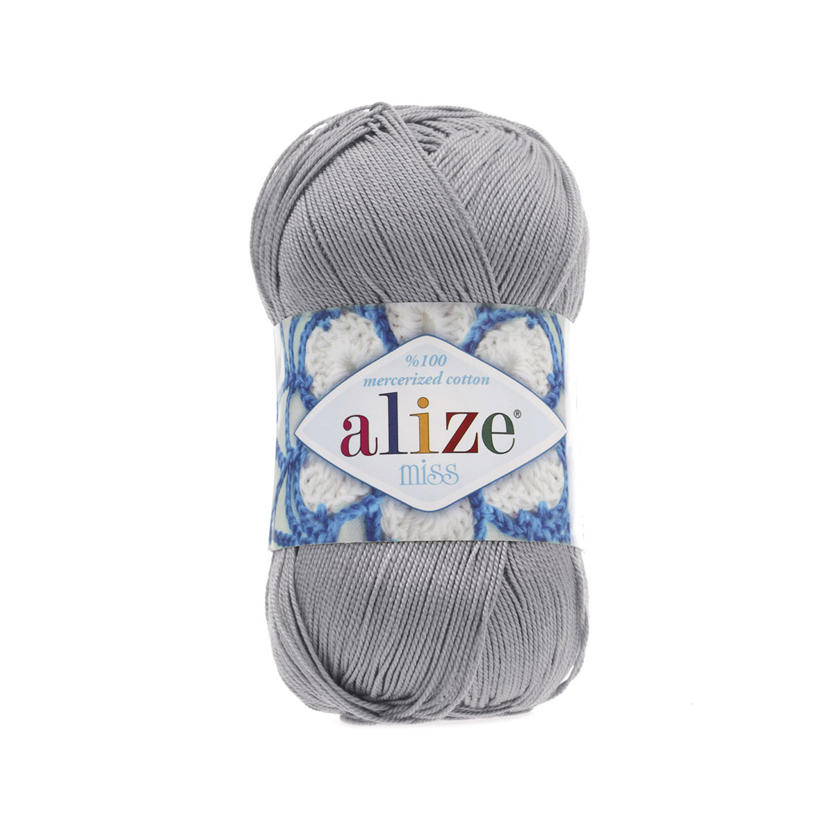 

Пряжа Alize 7732316_00006 Miss 496 серый, Miss