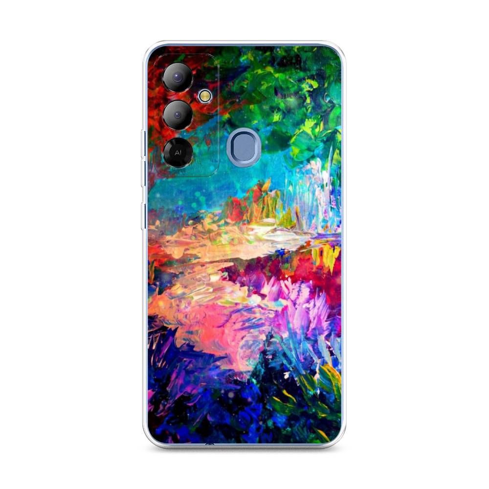 

Чехол на Tecno Pop 6 Go "Лес-гуашь", Синий;розовый;зеленый, 302950-4