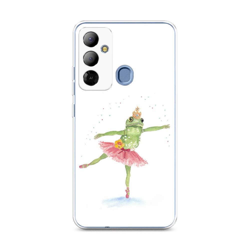 

Чехол на Tecno Pop 6 Go "Лягушка-балерина", Зеленый, 302950-4
