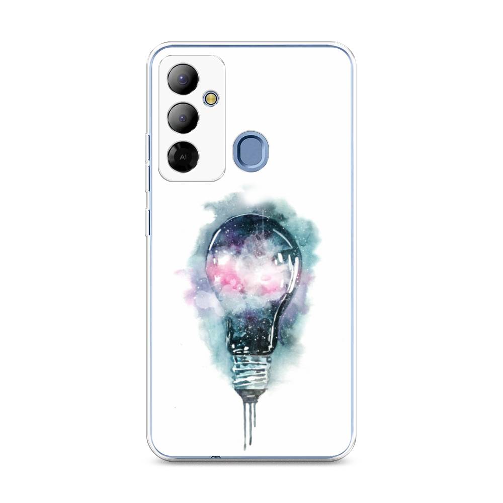 

Чехол на Tecno Pop 6 Go "Волшебная лампа", Белый;серый, 302950-4
