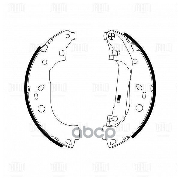 

Тормозные колодки Trialli задние барабанные GF4578