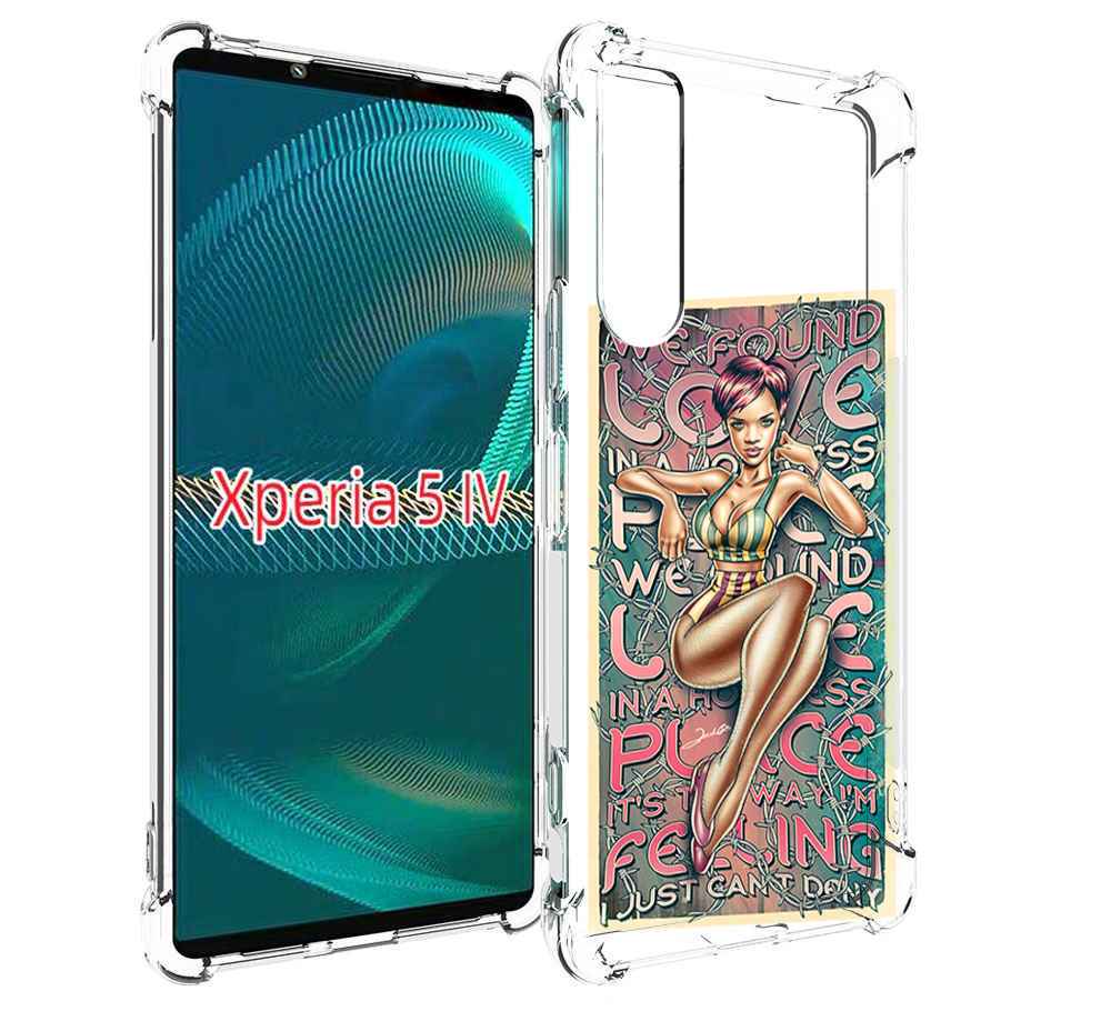 

Чехол MyPads постер-рианна для Sony Xperia 5 IV (5-4), Прозрачный, Tocco