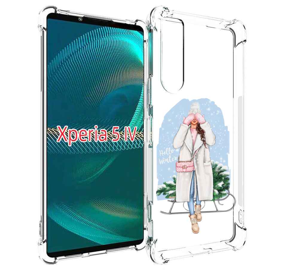 

Чехол MyPads привет-зима женский для Sony Xperia 5 IV (5-4), Прозрачный, Tocco