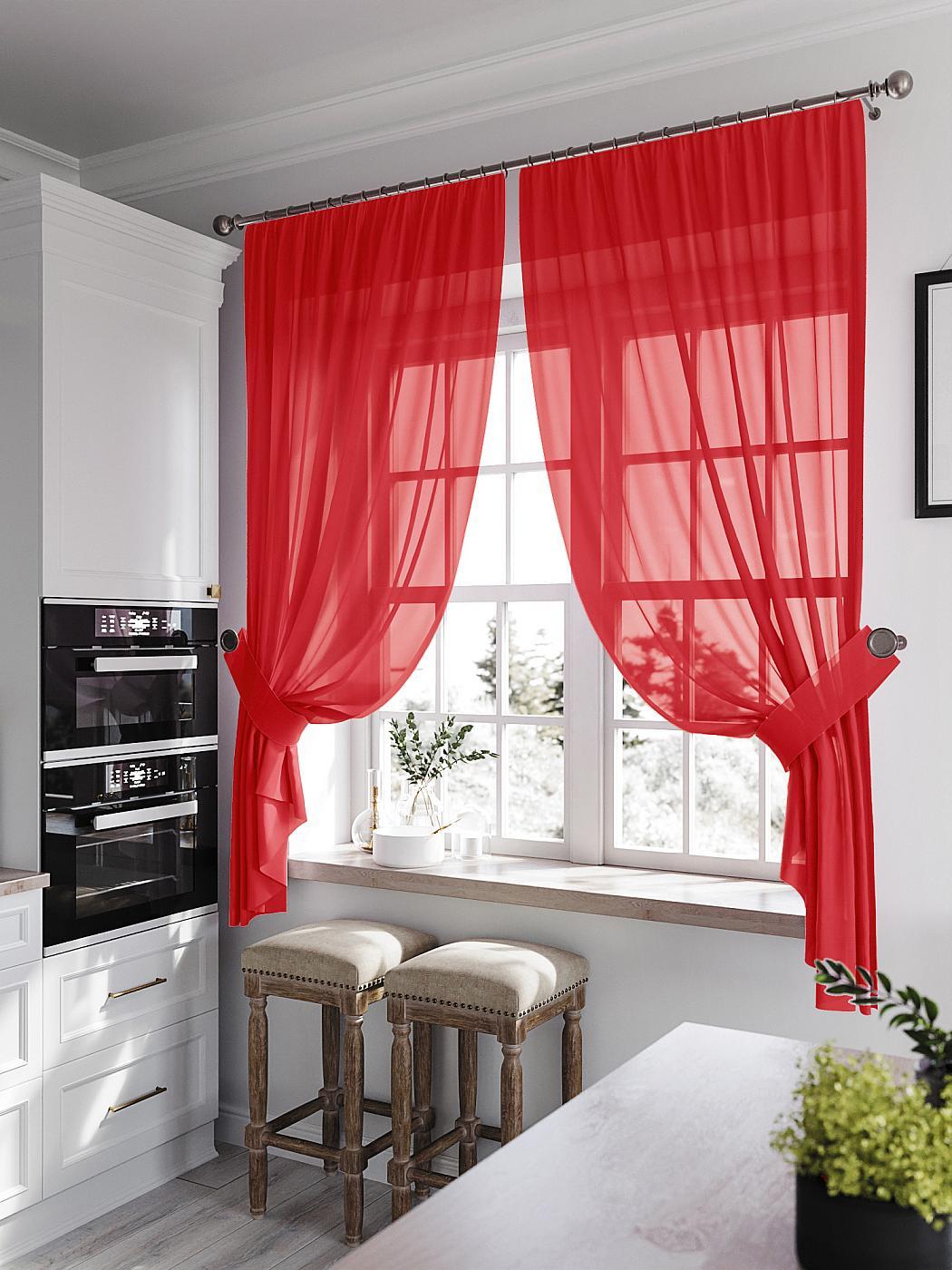 

Тюль для комнаты AT HOME / 150х170 см / Рилка-К (красный), 207542