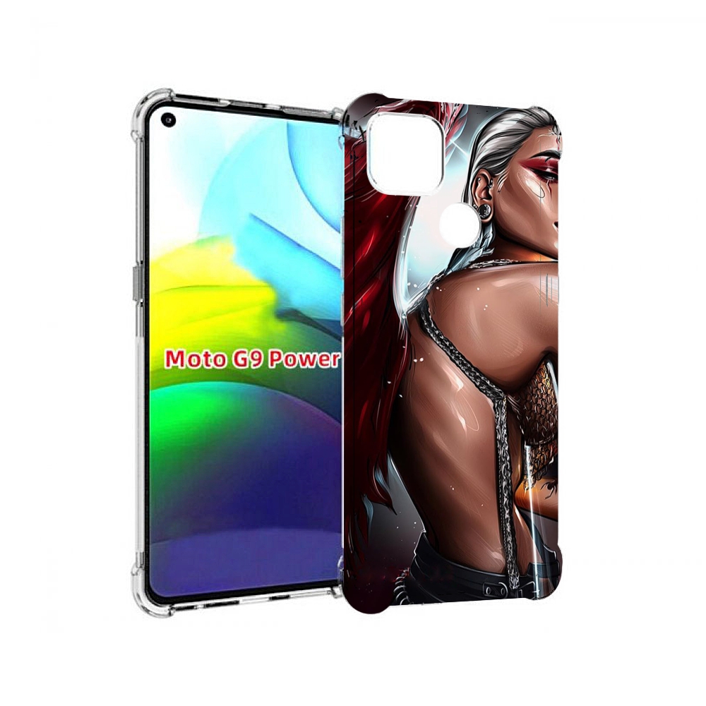 

Чехол MyPads девушка-с-крыльями женский для Motorola Moto G9 Power, Прозрачный, Tocco