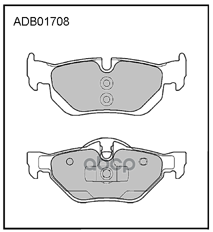 

Тормозные колодки ALLIED NIPPON дисковые задние ADB01708
