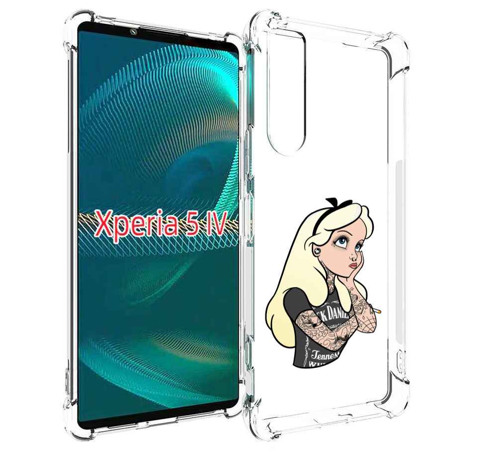 

Чехол MyPads принцесса-в-татуировках женский для Sony Xperia 5 IV (5-4), Прозрачный, Tocco