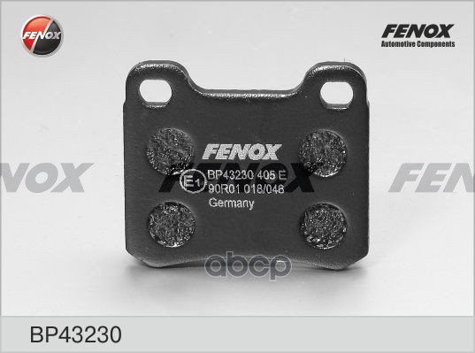 Тормозные колодки FENOX дисковые BP43230