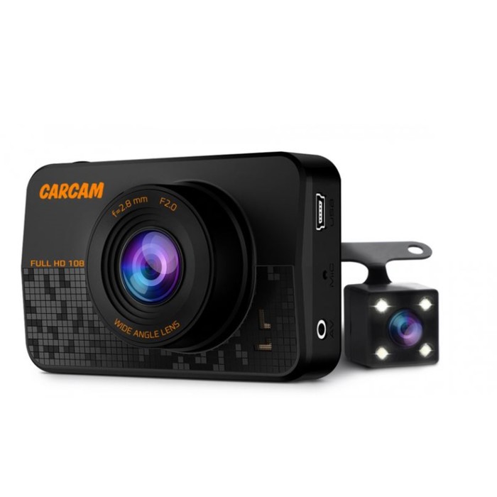 Видеорегистратор Каркам D1 две камеры 22 обзор 140 1920х1080 643800₽