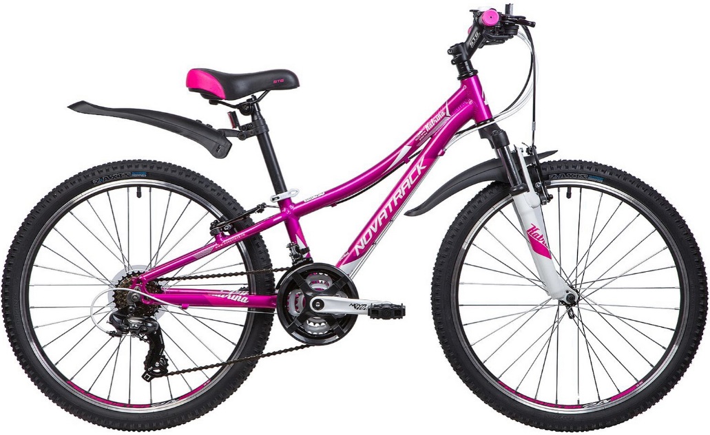 Велосипед Novatrack Katrina 24 (2020) 10 фиолетовый