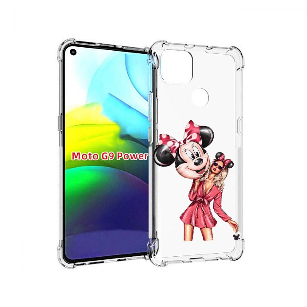 

Чехол MyPads девушка-с-шариком женский для Motorola Moto G9 Power, Прозрачный, Tocco