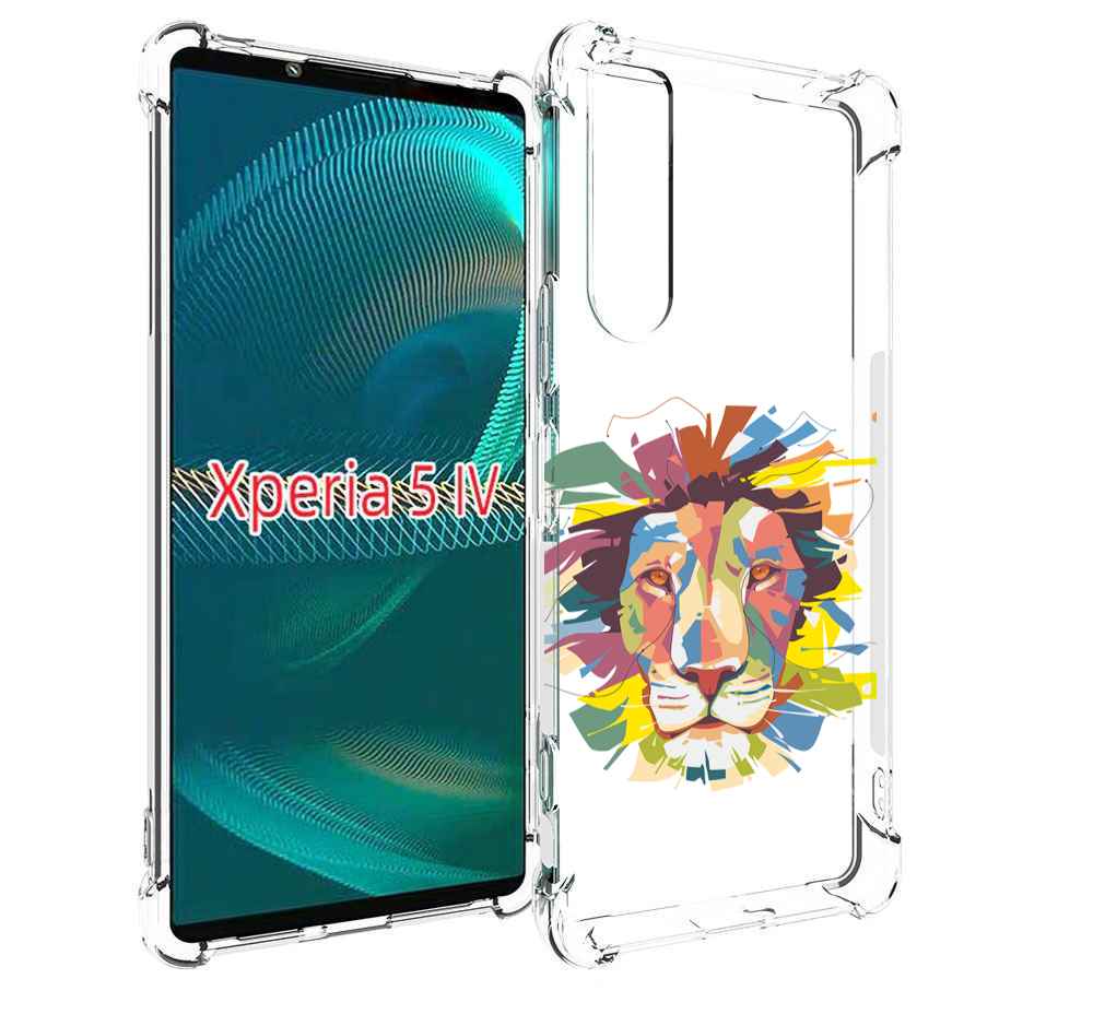 

Чехол MyPads разноцветный-лев детский для Sony Xperia 5 IV (5-4), Прозрачный, Tocco