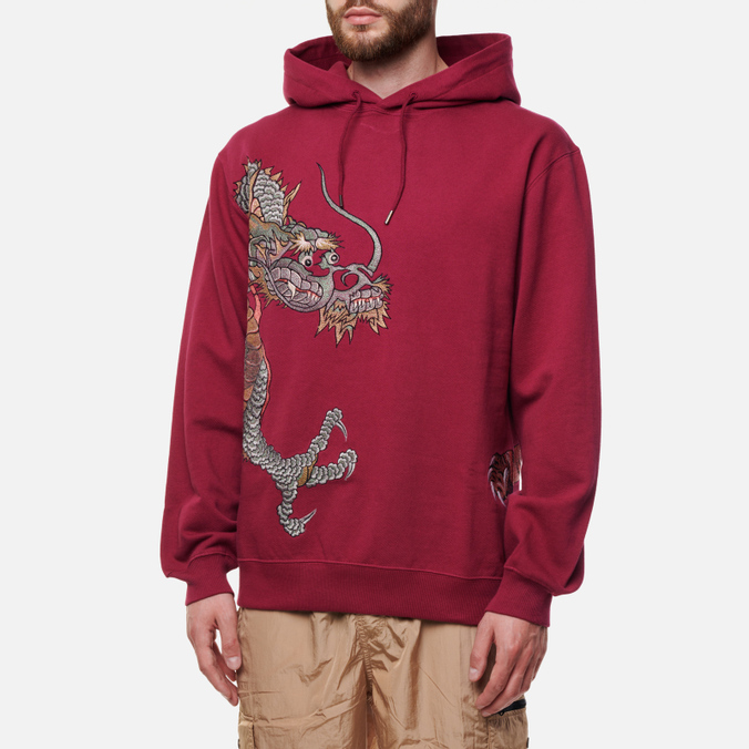 

Худи мужское MAHARISHI 8084-PLUM бордовое M, 8084-PLUM