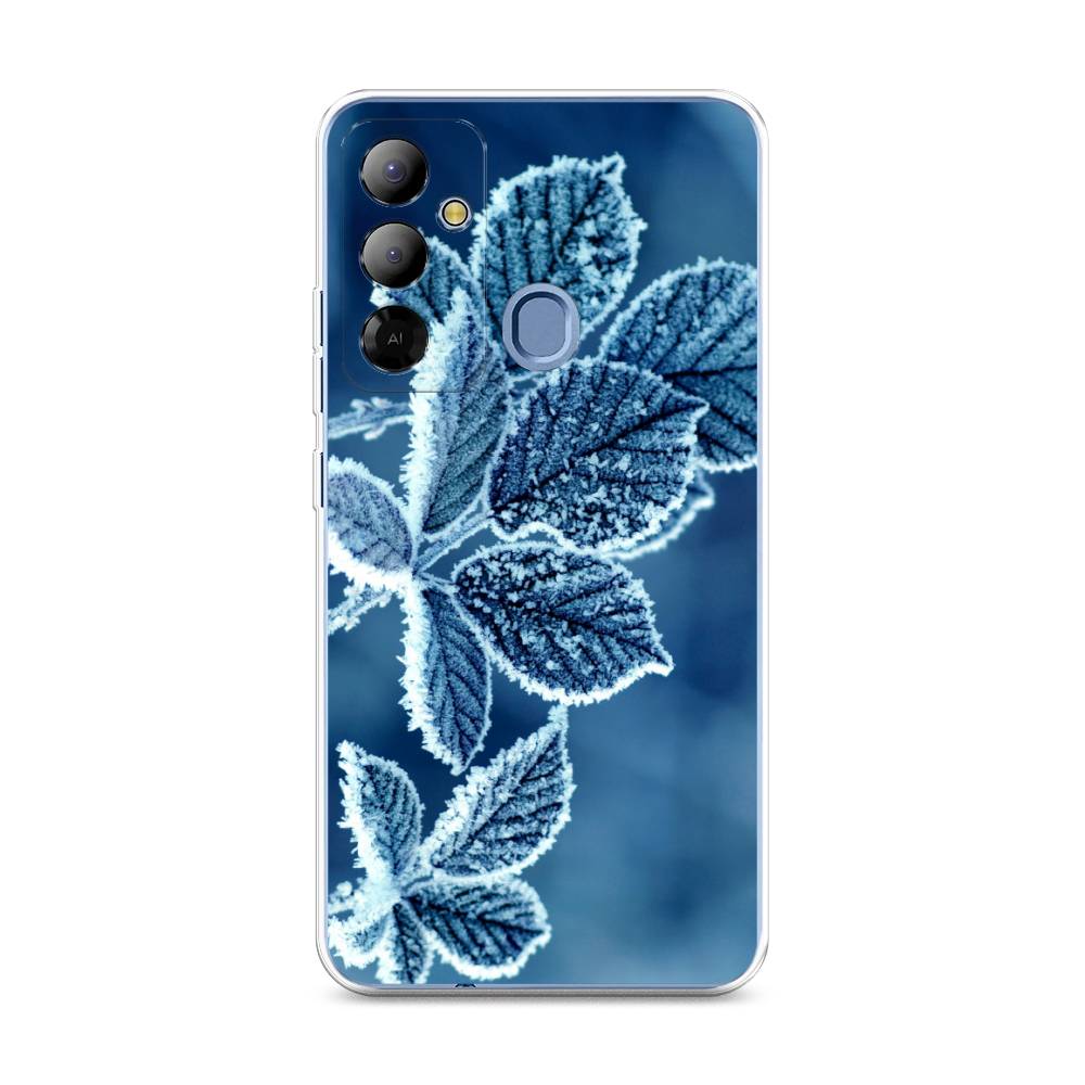 

Чехол на Tecno Pop 6 Go "Зима 6", Бирюзовый;белый, 302950-2