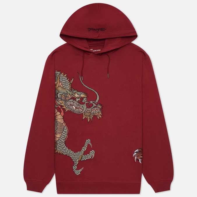 

Худи мужское MAHARISHI 8084-PLUM бордовое XL, 8084-PLUM