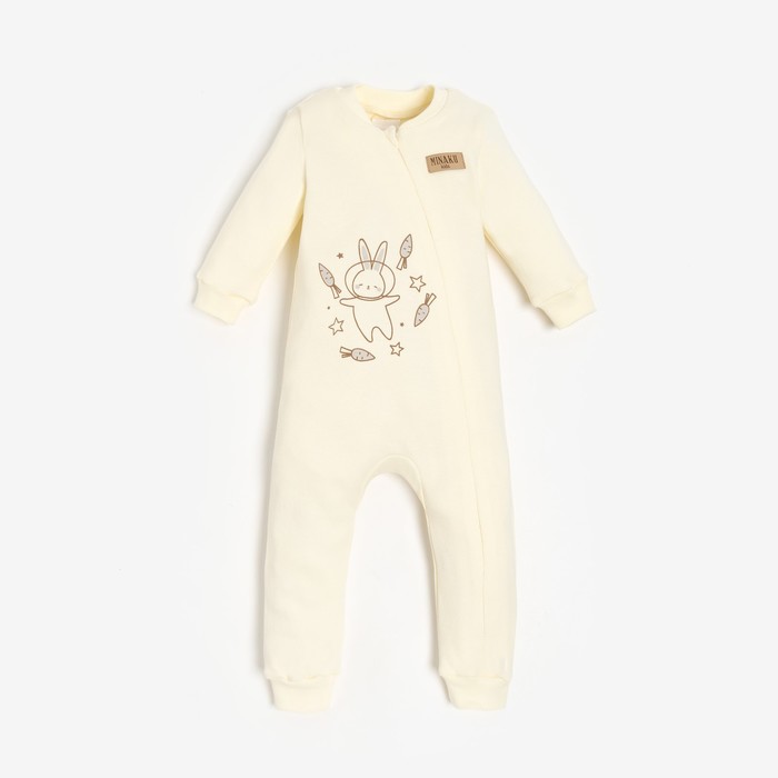 

Комбинезон детский MINAKU Р00012641, белый, 62, MINAKU: Basic Line BABY