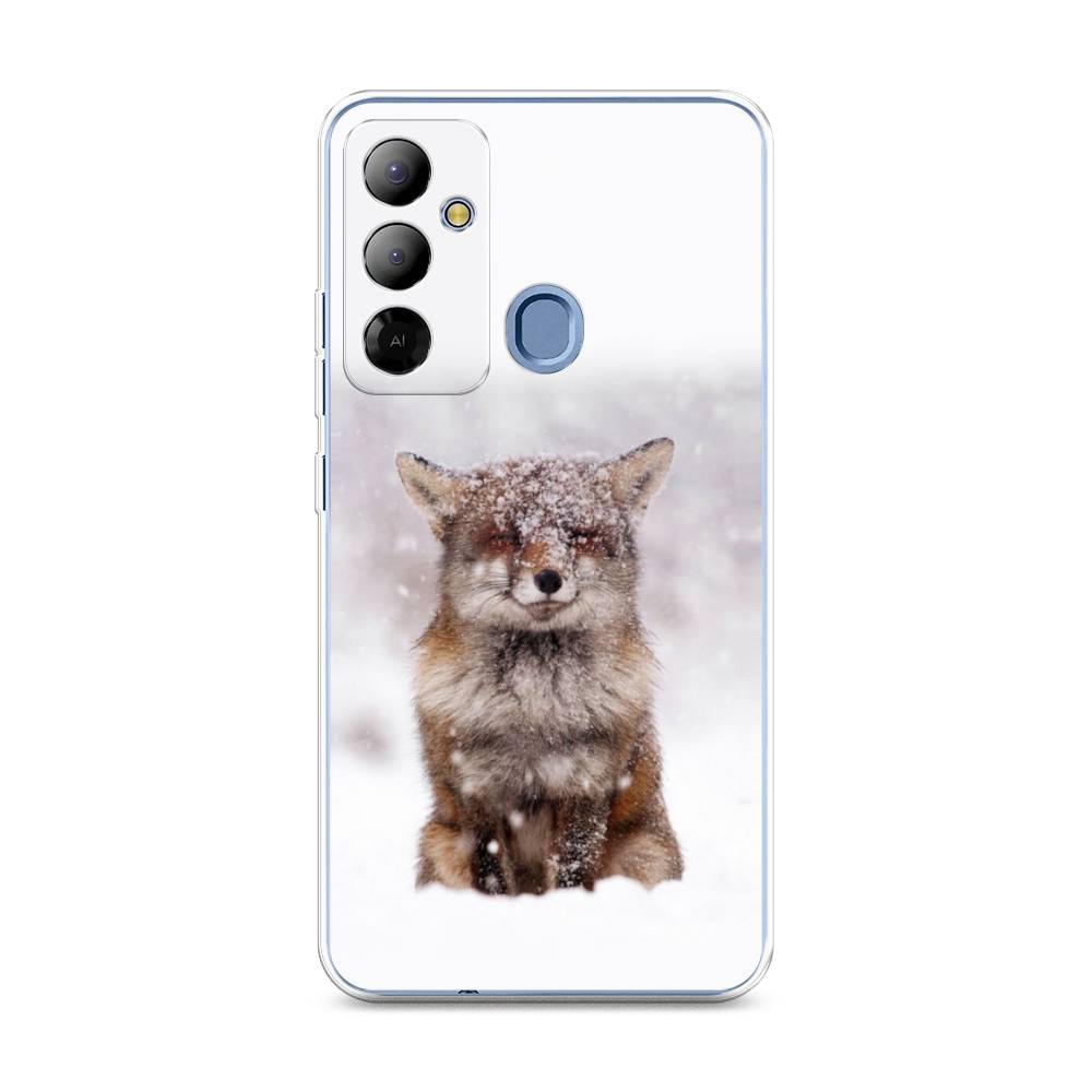 

Чехол на Tecno Pop 6 Go "Зимняя лиса", Белый;серый;коричневый, 302950-1