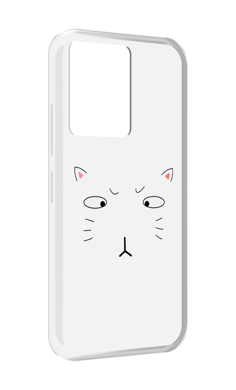 

Чехол MyPads кот-части-лица для Infinix Note 12 5G X671 / Note 12 Pro 5G, Прозрачный, Tocco