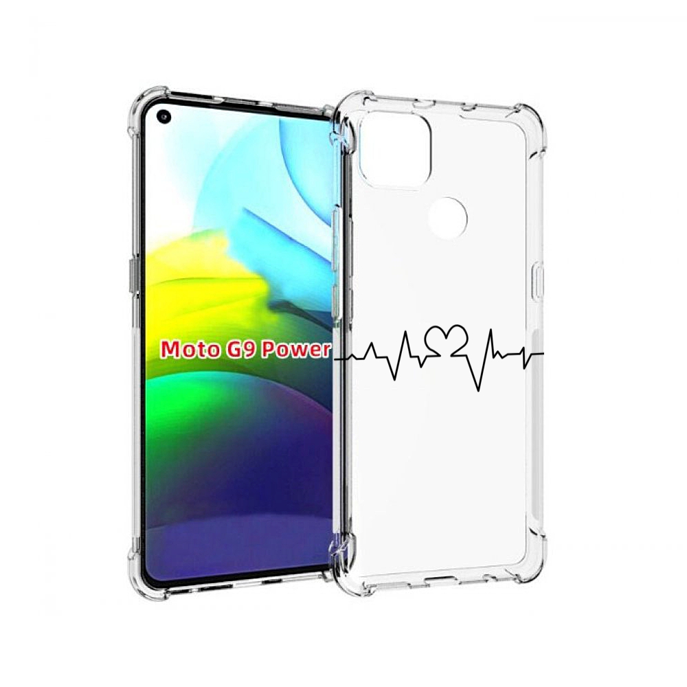 

Чехол MyPads диаграмма-любви для Motorola Moto G9 Power, Прозрачный, Tocco