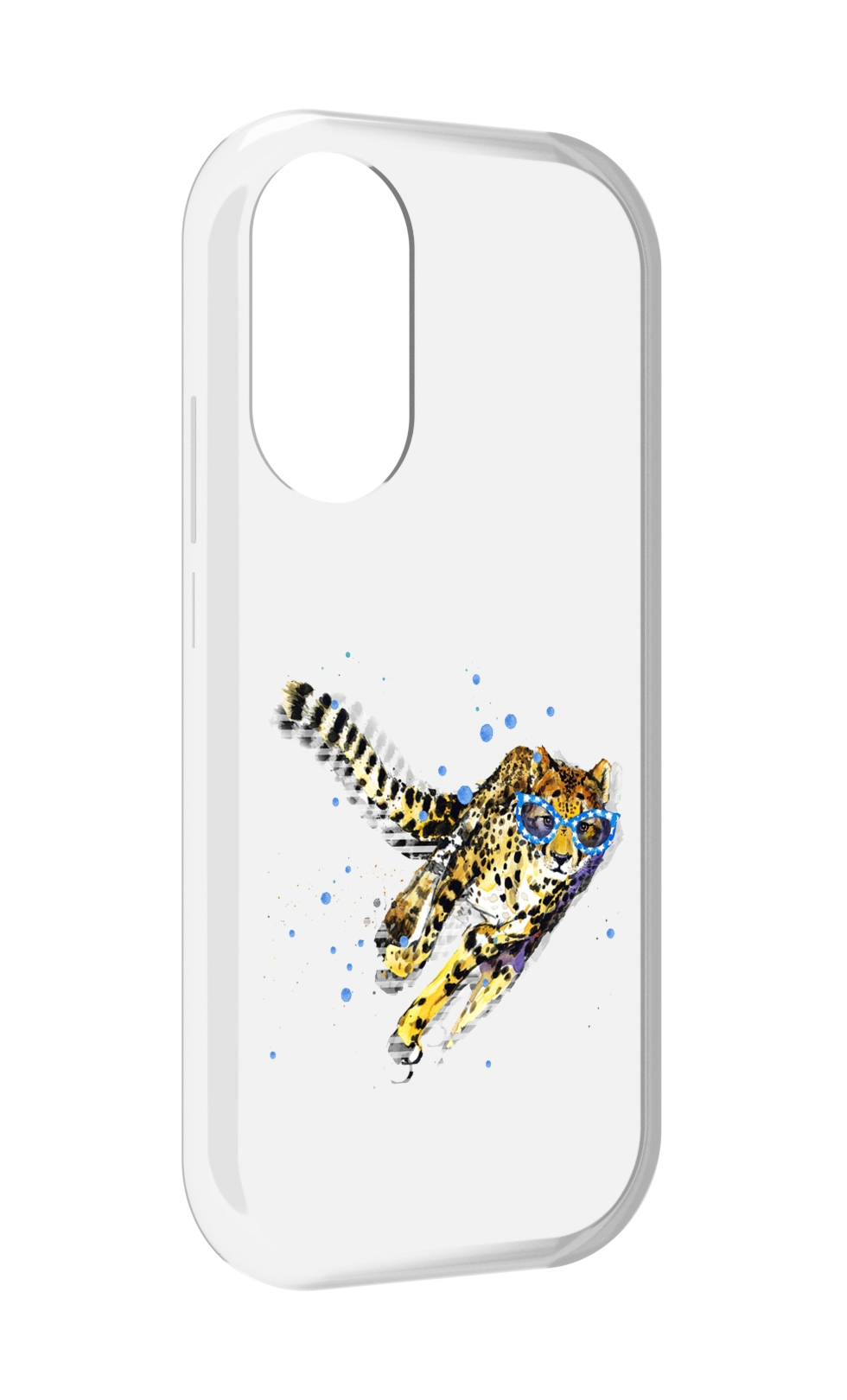 

Чехол MyPads гепард в очках для Honor X7, Прозрачный, Tocco