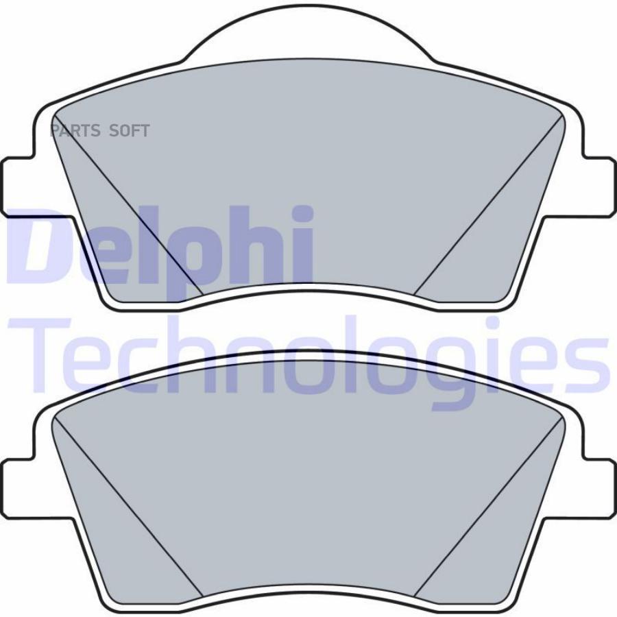 

Колодки Тормозные Volvo Xc40 15- Передние 1Шт DELPHI LP3528