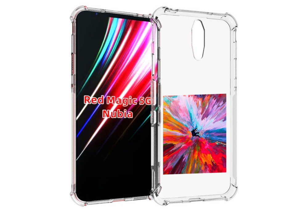 

Чехол MyPads красочный астранавт для ZTE Nubia Red Magic 1 5G, Прозрачный, Tocco