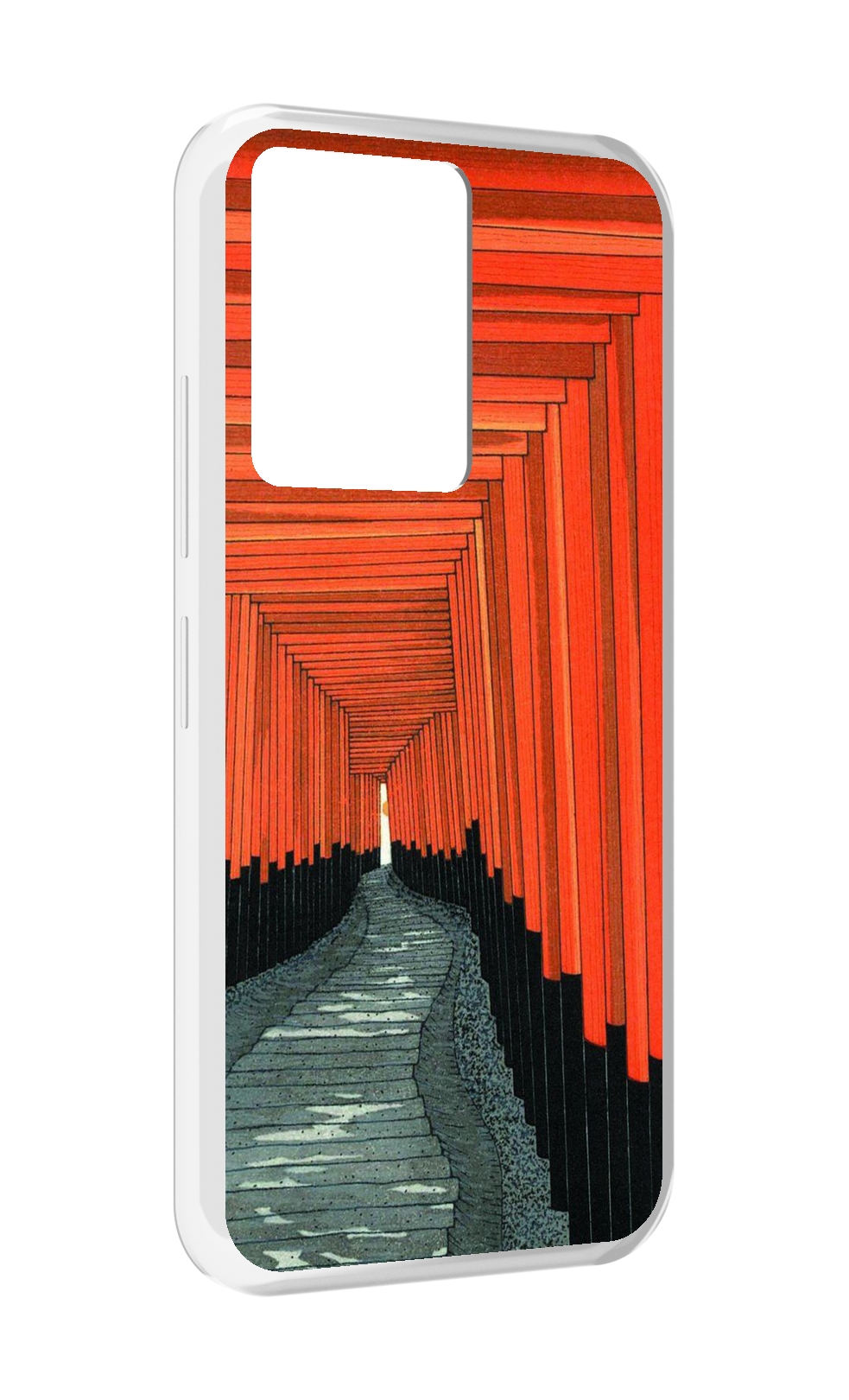 

Чехол MyPads красный коридор для Infinix Note 12 5G X671 / Note 12 Pro 5G, Прозрачный, Tocco