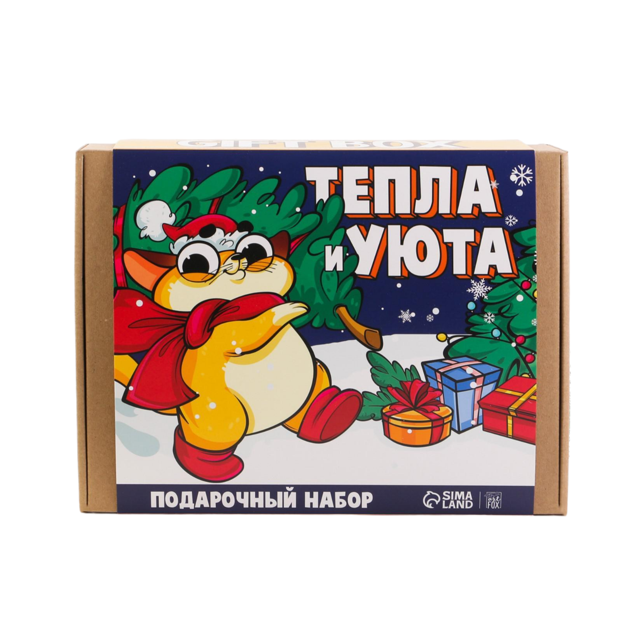 

Подарочный набор ArtFox блок+ежедневник+кольцо для телефона+крем+обложка+ручка+термостакан