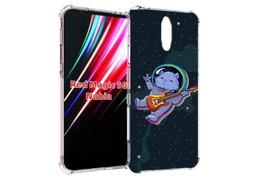 

Чехол MyPads крутой-хомяк-в-космосе для ZTE Nubia Red Magic 1 5G, Прозрачный, Tocco