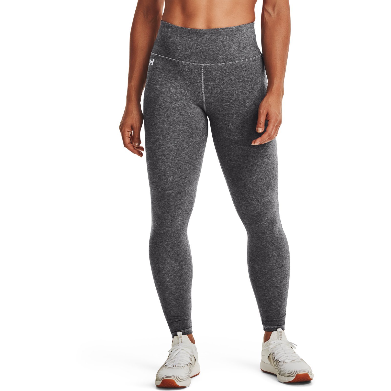 фото Спортивные леггинсы женские under armour favorite legging hi rise серые xs