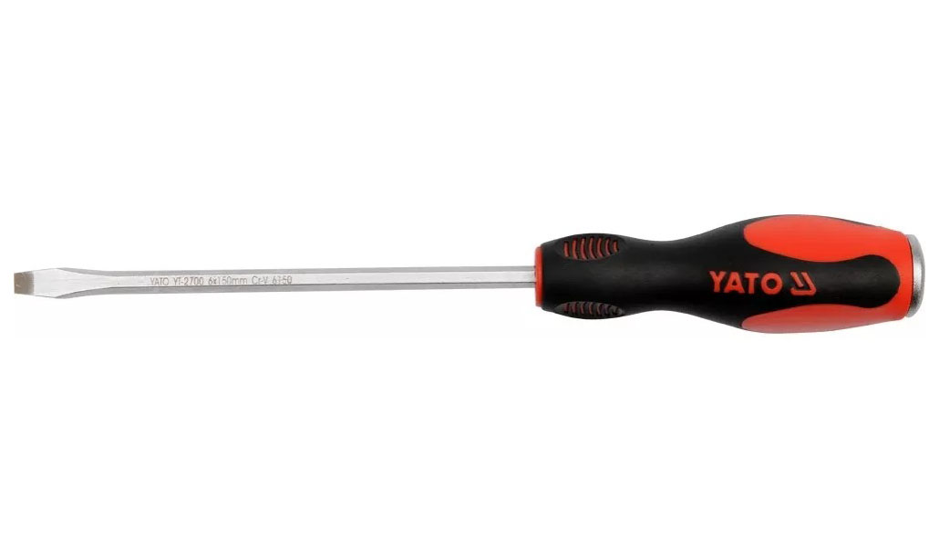 

YATO YT-2702 Отвертка ударная шлицевая SL6 x 250 мм 1шт
