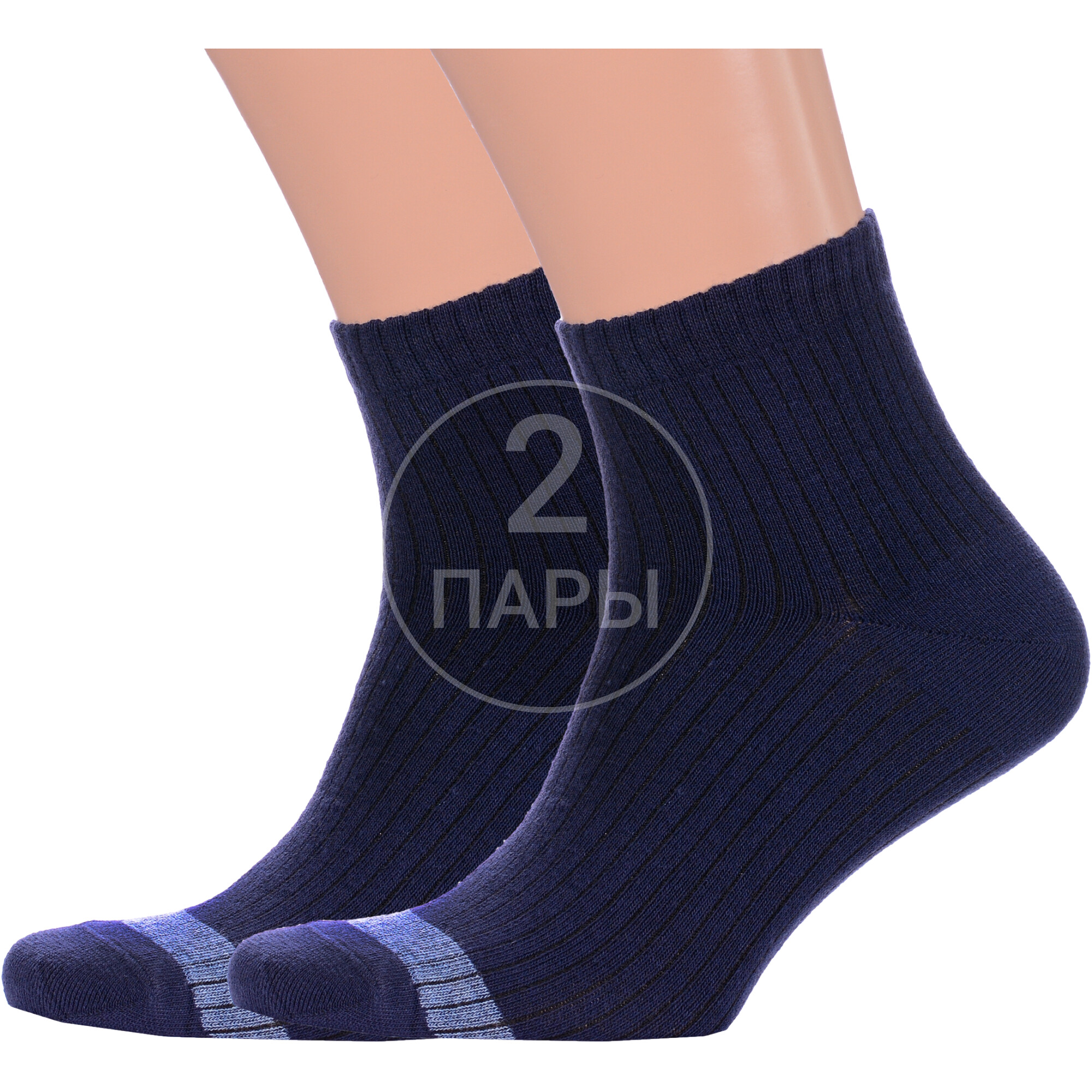 Комплект носков мужских Красная Ветка 2-С-2026 черных 25 2 пары