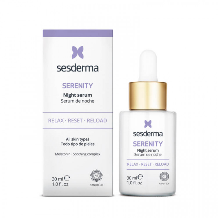 фото Сыворотка ночная липосомальная sesderma serenity night serum 30 мл
