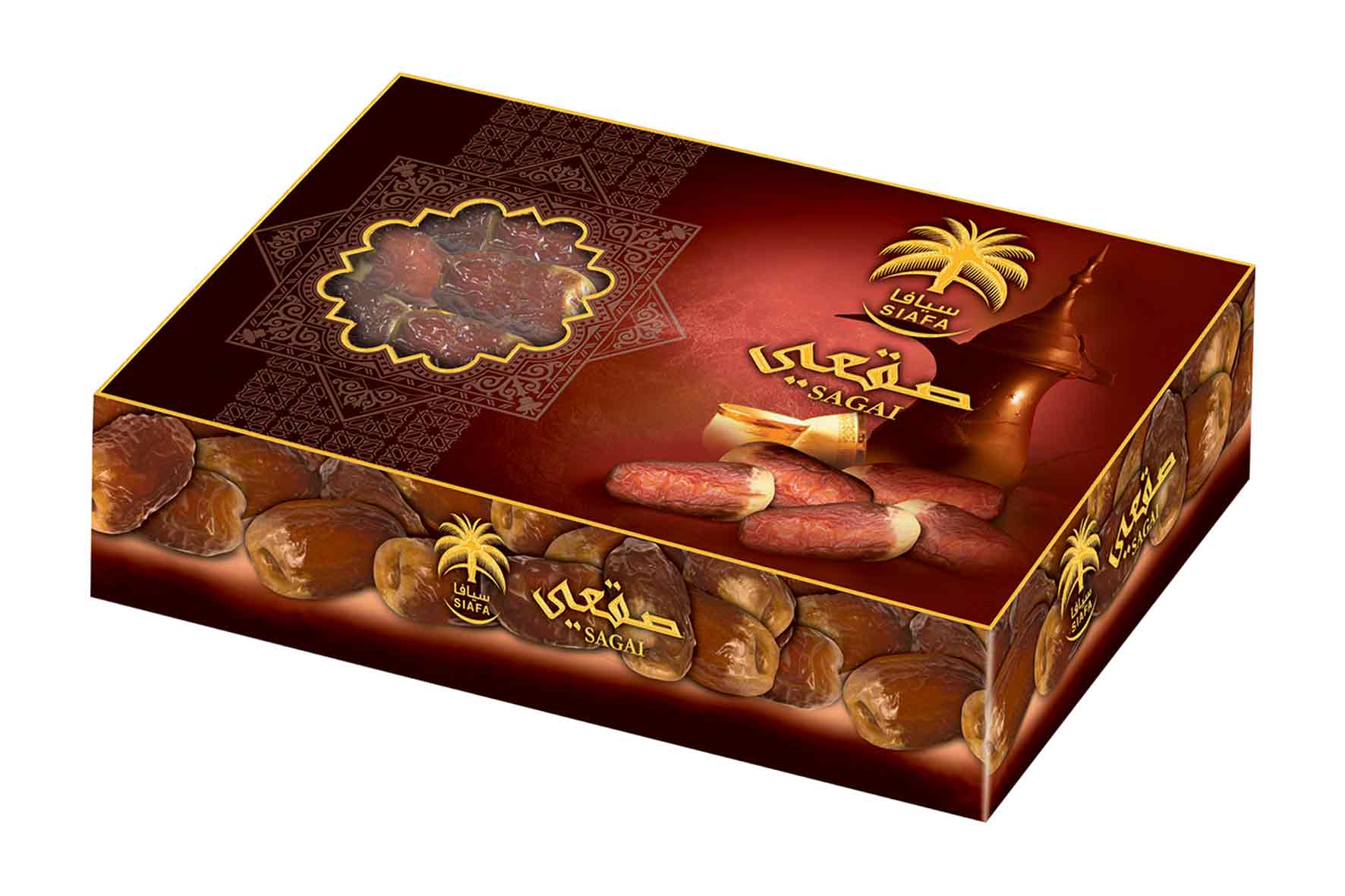 

Финики Siafa Sagai с косточкой 200 г