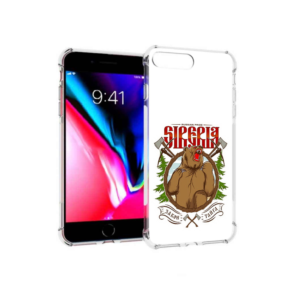 

Чехол MyPads Tocco для Apple iPhone 8 Plus Тайга (PT70866.609.168), Прозрачный, Tocco