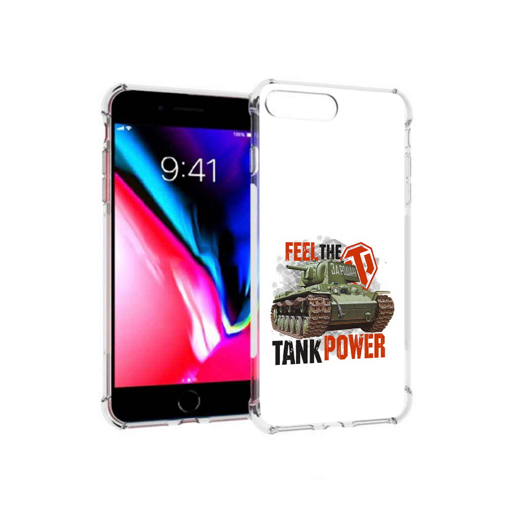 

Чехол MyPads Tocco для Apple iPhone 8 Plus Танк (PT70866.609.169), Прозрачный, Tocco