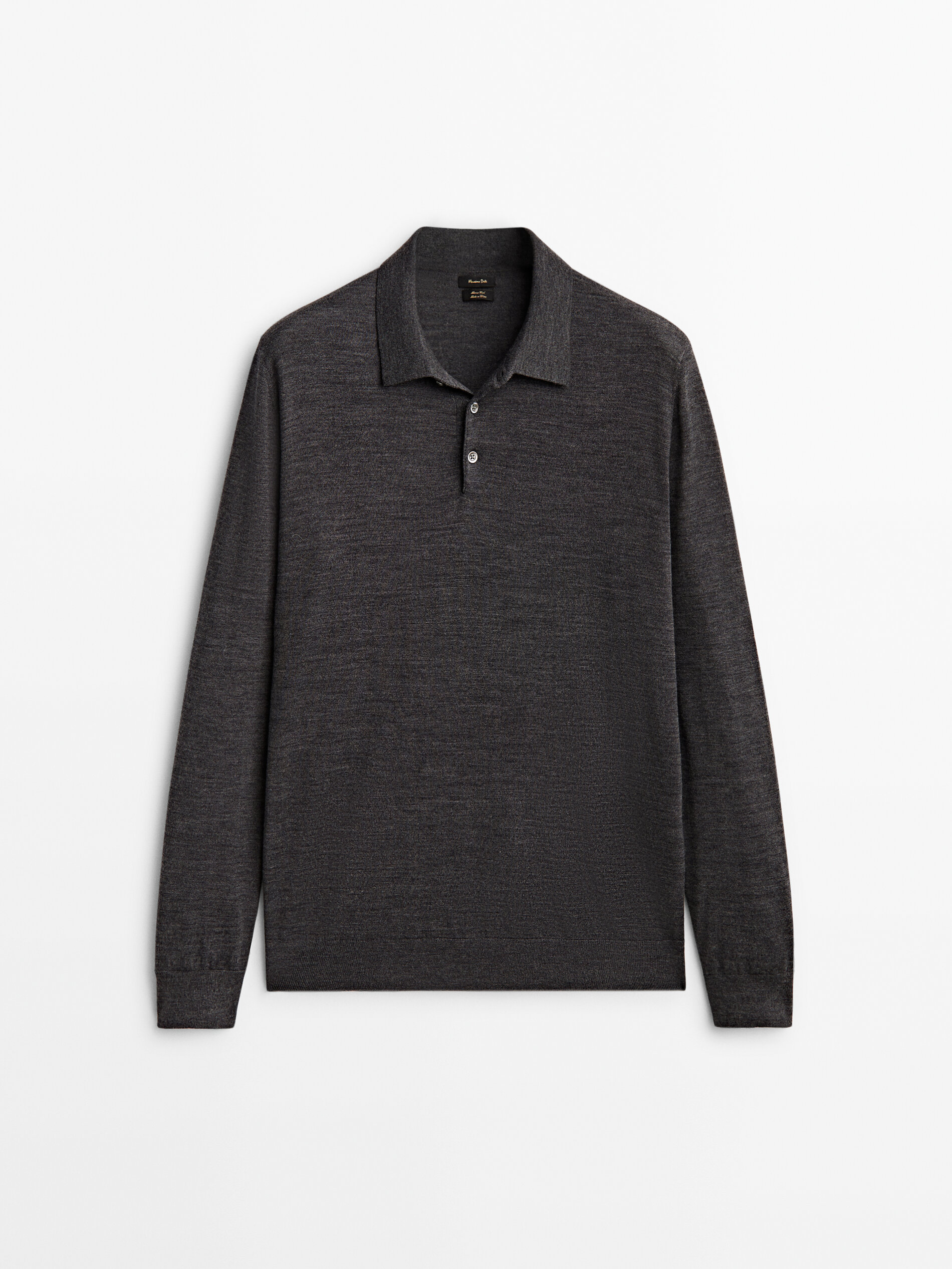 

Джемпер мужской Massimo Dutti 00965420801 серый 2XL, 00965420801