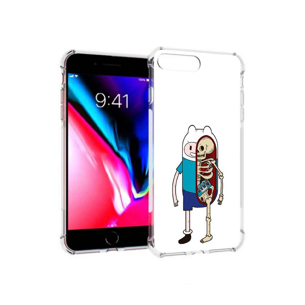 

Чехол MyPads Tocco для Apple iPhone 8 Plus Финн скелет (PT70866.609.187), Прозрачный, Tocco