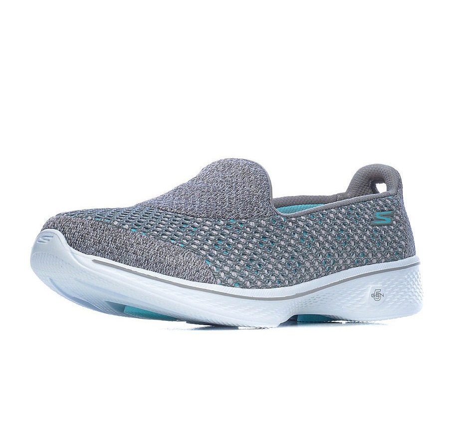 фото Кроссовки женские skechers 14145 серые 38.5 ru