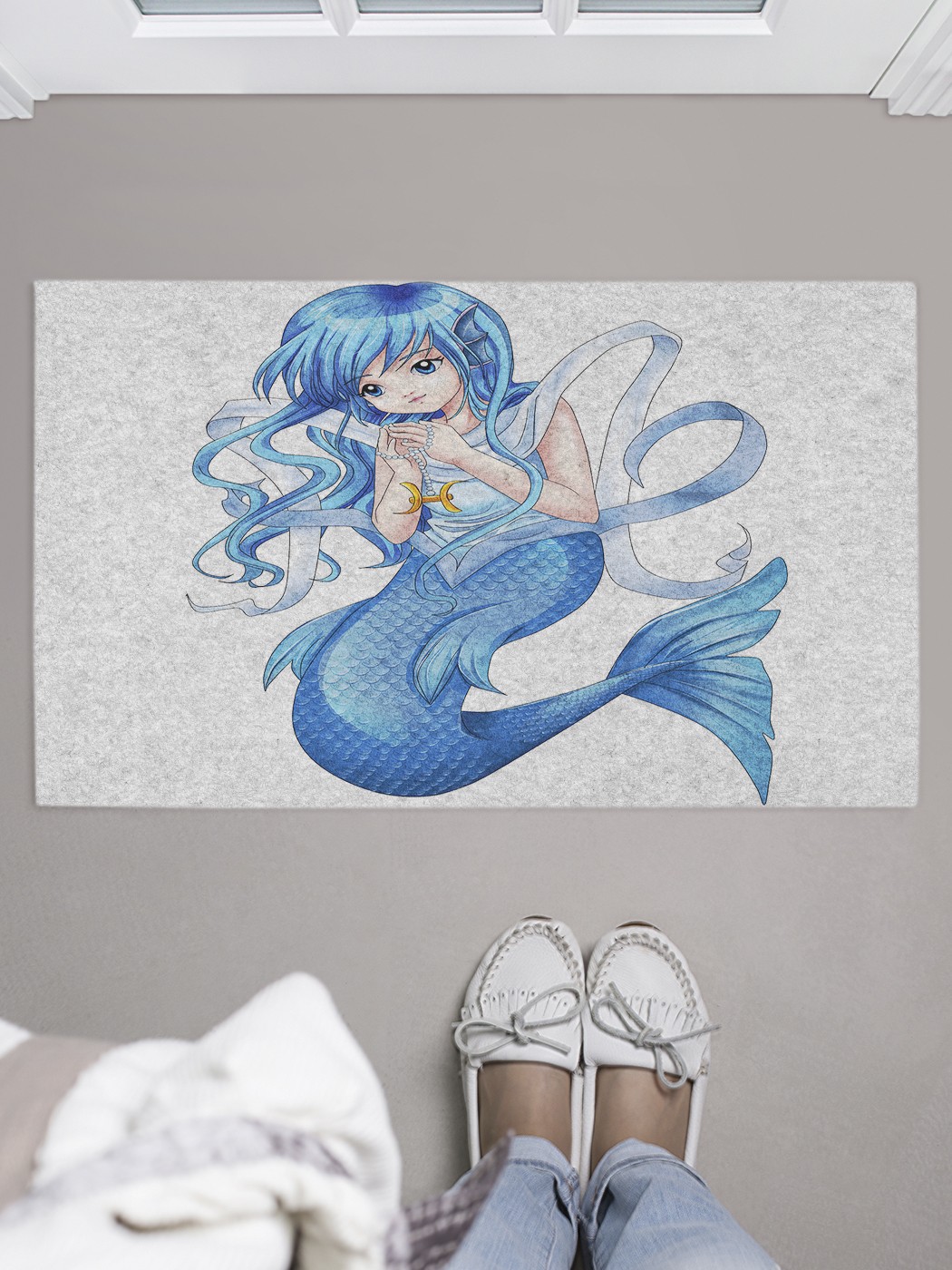 

Придверный коврик в прихожую для обуви, на резиновой основе, 75x45 см door_61817 JoyArty