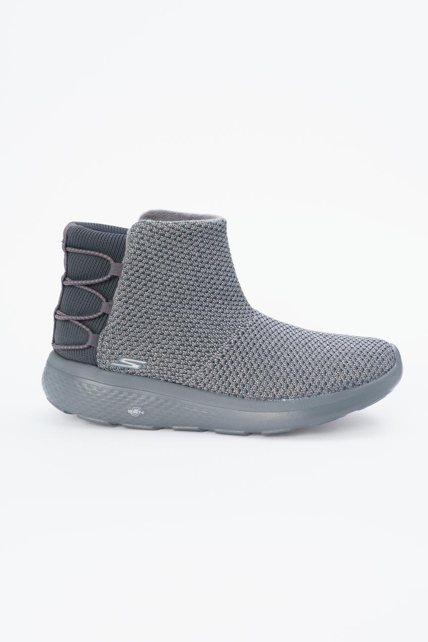 фото Ботинки женские skechers 14617 серые 38.5 ru