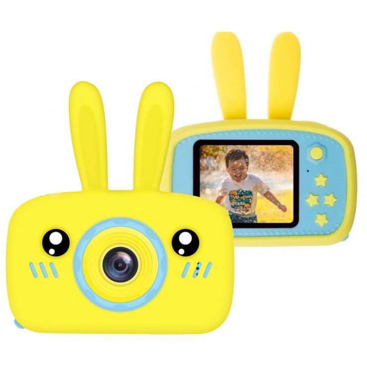 Детский фотоаппарат Зайчик, желтый, 660058 детский японско русский визуальный словарь