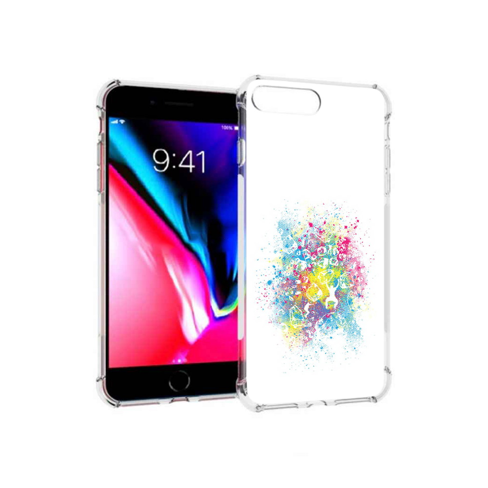 

Чехол MyPads Tocco для Apple iPhone 8 Plus акварель абстракция (PT70866.609.214), Прозрачный, Tocco